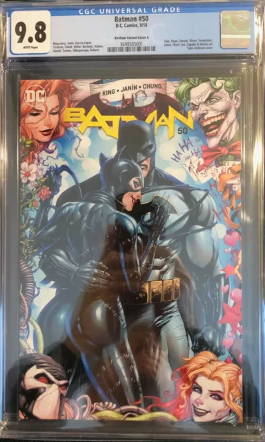 Batman V3 #50BY Wedding Of Batman & Catwoman Sep 2018 Tyler Kirkham CGC 9.8