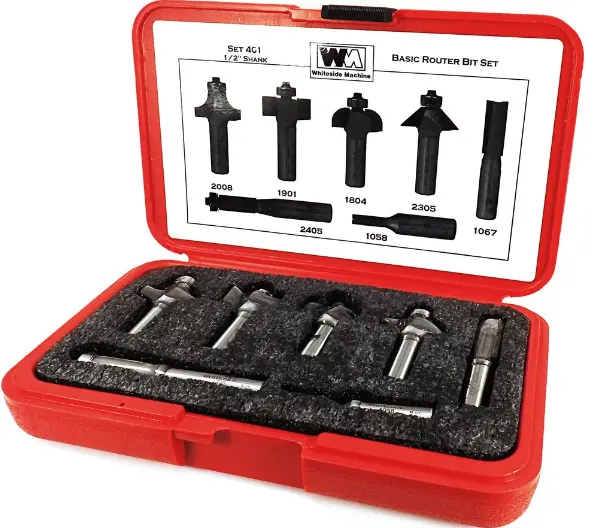 Whiteside Basic Router Bit Set