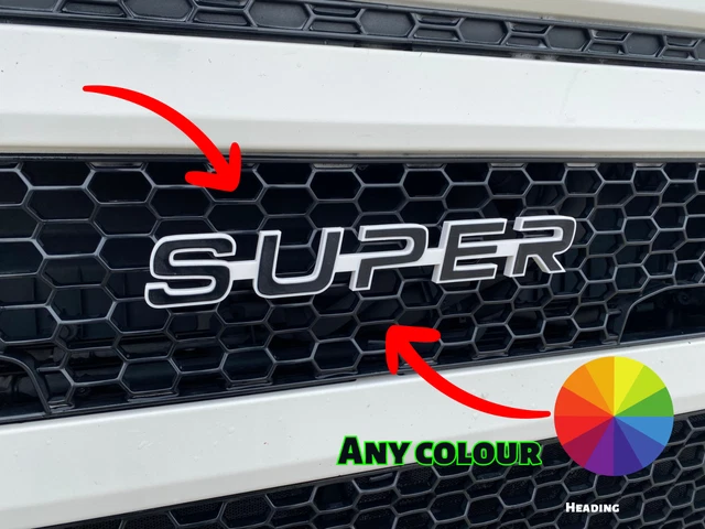 SET Front Grill Badge Red Blue England UK Flag British