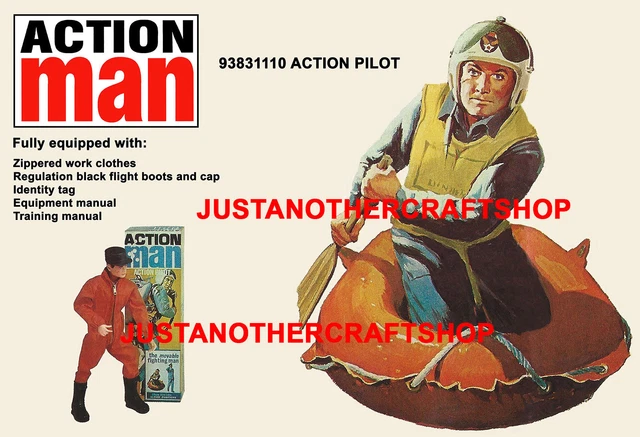 ACTION MAN VINTAGE Anni 60 70 Nudacchio SPESE GRATIS EUR 59,90 - Foto 2