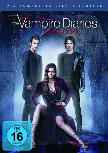 The Vampire Diaries Staffel 4 DVD Set, FSK 16, Blau, Serien