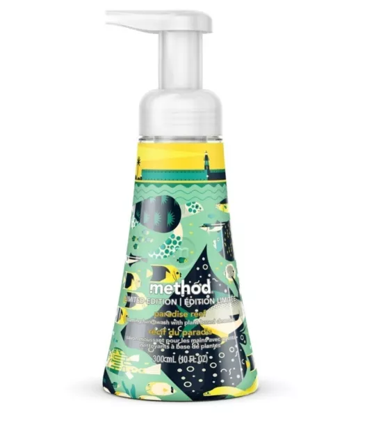 JABÓN ESPUMA Method PARIDISE REEF Art Collection Edición Limitada Espuma Lavado a Mano