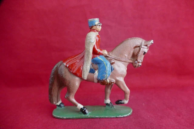 Figurine Quiralu Cavalier Rider - École De Saint-Cyr - Aluminium Peint 50 Mm
