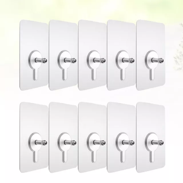 10pcs Picture Nails Wall Hangers Removable Hooks Picture Hanging Kit