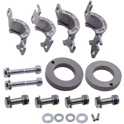 Cadeau davril Kit de levage arrière avant châssis ZJ 1993-1998 Auto Kit de levage Chevy Kit de levage de ténacité forte 4 pièces Kit de levage arrière avant 3 pouces pour Jeep Grand Cherokee 