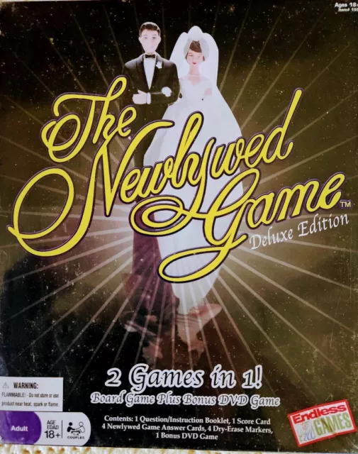 The Newlywed Game Deluxe Board Game Edition & DVD Endless Games #155 NEW