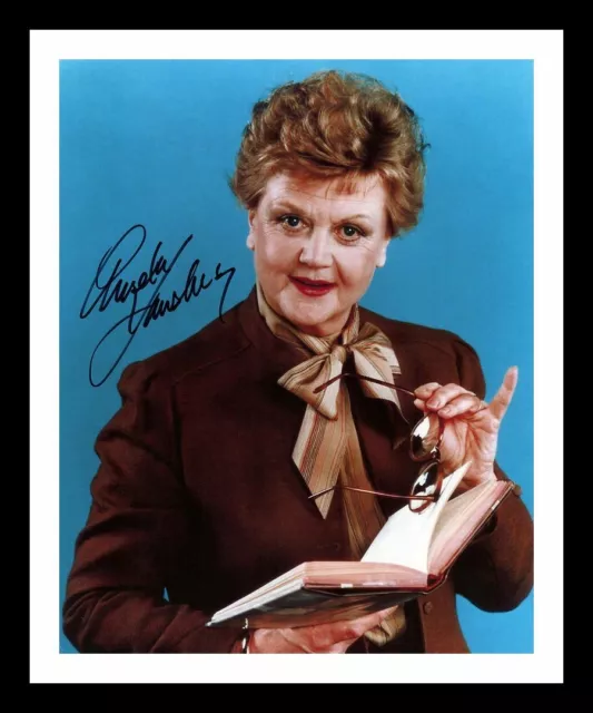 Angela Lansbury - Murder She Wrote Autographed Signed & Framed Photo