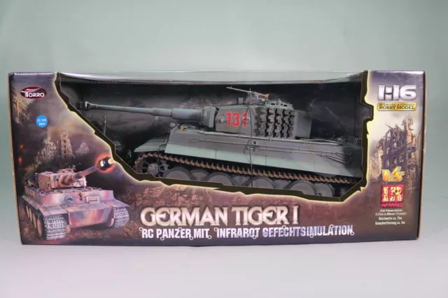 LE1061 TORRO 804 1/16 1:16 rare char Tank German tiger I Panzer RC WWII 131