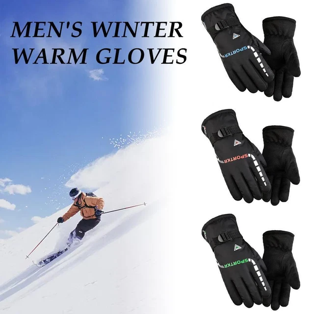 Guanti Caldi Inverno, Guanti Ciclismo, Peluche e Sci Sportivo Addensato N5X1
