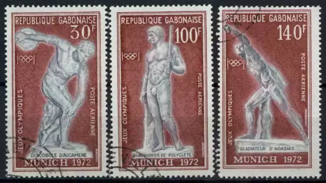 Gabon 1972 SG#455-457 Olympic Games Cto Used Set #E83537