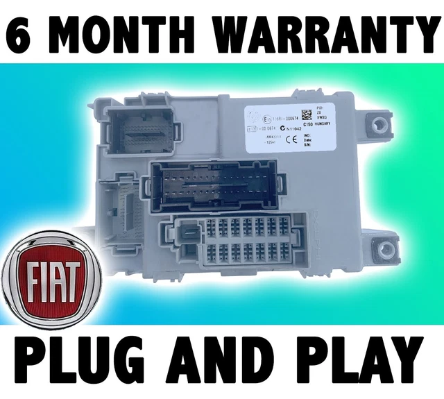 PLUG & PLAY Fiat 500 / Bcm Body Control Module Fusebox Bsi £130.00 PicClick UK