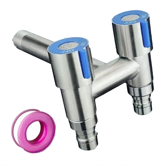 Valvola Controllo Doppia G1/2 - 1 Ingresso 2 Uscite Per Bagno, Cucina E Giardino - Foto 11