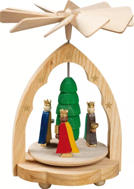 Miniature Pyramid Three Wisemen | Warm Air Pyramid