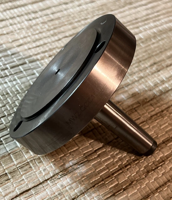Morse Taper 2 (draw bar threads)Semi-Finished Lathe Chuck Adapter Plate Loc:1#E2
