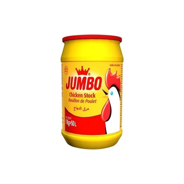 BOUILLON DE POULET Jumbo Bouillon de Poulet (Halal) 1kg (Pack de 2