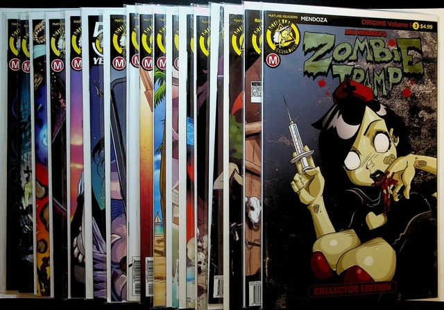 Zombie Tramp Lot of 18 Books Action Lab Comics Dan Mendoza Variants