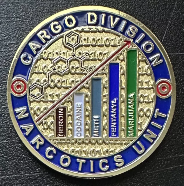 RARE US CBP Cargo Division Narcotics Unit National Targeting Customs Border Coin