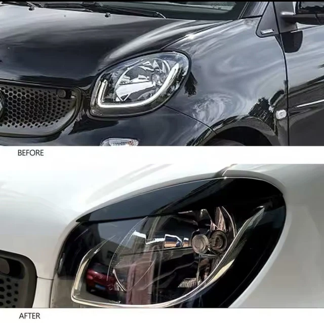 Copertura Pannello Interruttori Fari In Plastica Per Smart 453 Fortwo/Forfour – Accessorio Interno Auto Colore Bianco