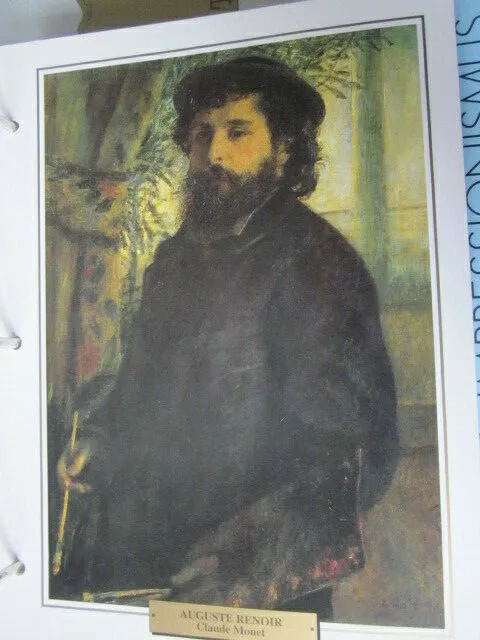 Kunstdruck Impressionismus Renoir Frankreich Autoportrait Selbstportrait 1875