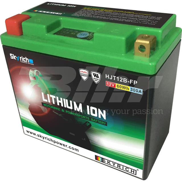 SKYRICH BATTERIE AU Lithium 12V Puissant Ducati Hypermotard 1100 2008