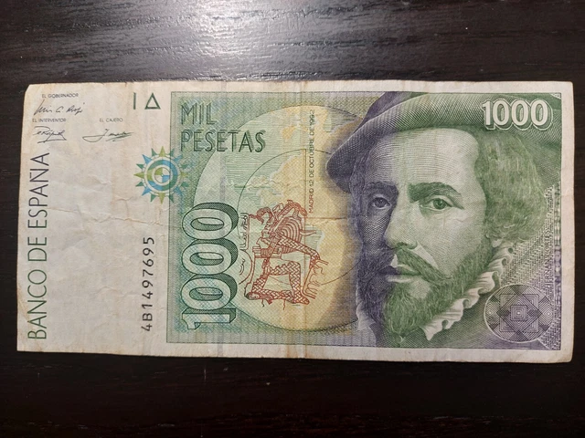 Spain 1000 Pesetas 1992, P-163