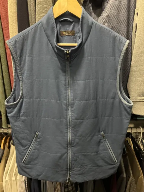 LORO PIANA - Gift Of Kings Wool Vest - Blue - Size XL $999.99 - PicClick