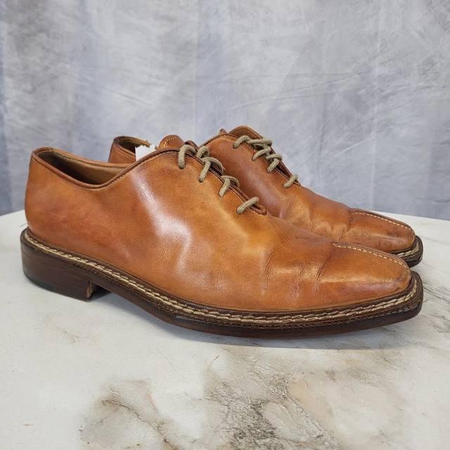 CIRO SCHIANO BELVEDERE Exclusively Handmade TAN Leather slip  display picture 2