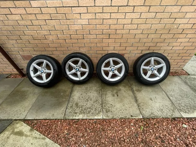 Genuine BMW F20 1 series 16" alloy wheels with Hankook winter tyres 2
