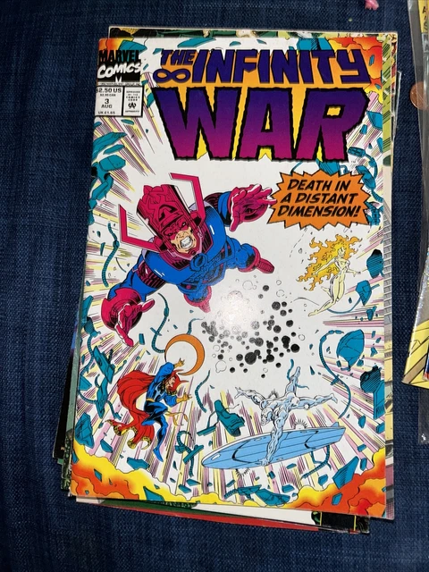 The Infinity War #3 - Marvel Comics 1992 - High Grade Comic - Wraparound Cover