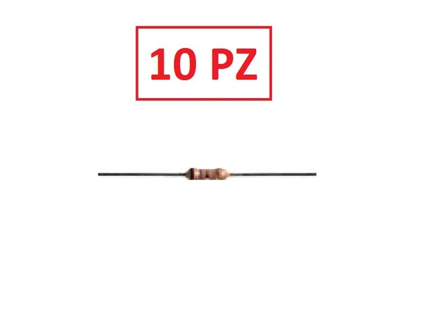 Resistenze A Strato Di Carbonio 47 Ohm 2W 5% - Confezione Da 10 Pezzi