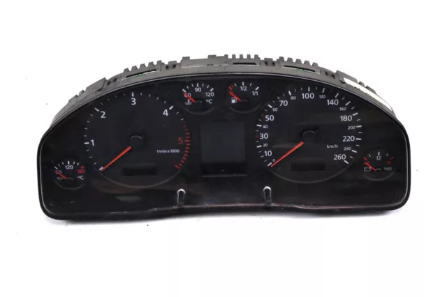 Tachometer orig. Audi A6 4B Diesel Kombiinstrument MFA groß 4B0920930K #Mängel 2