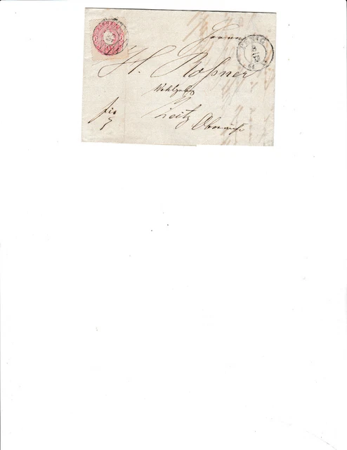 Altd., Sachsen, 1Brief, Mi16