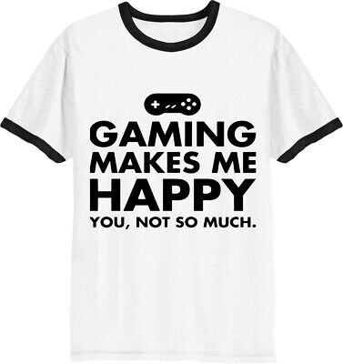 Gamer Gaming Funny tshirt Ringer Mens T-Shirt