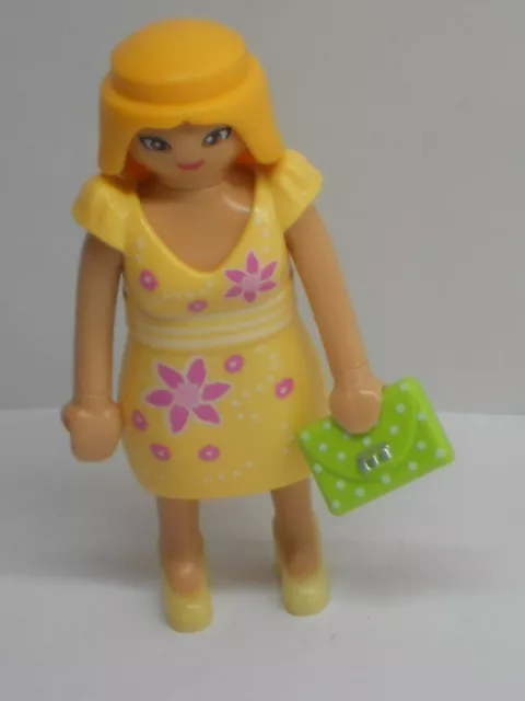 Junge Frau mit Tasche und Kleid zum anziehen ++ Sammlung ++ Figur ++++ Playmobil