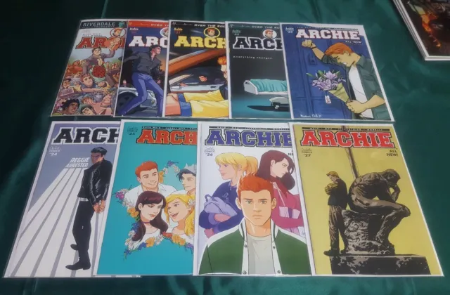 Archie comics lot of 9 -- NM condition--# 19-27. Great set