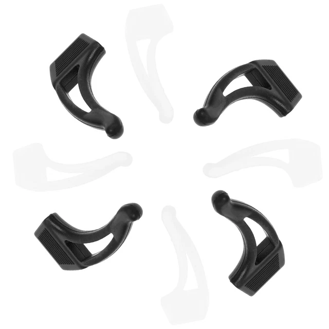 20 paia occhiali con clip auricolare in silicone accessorio anti-