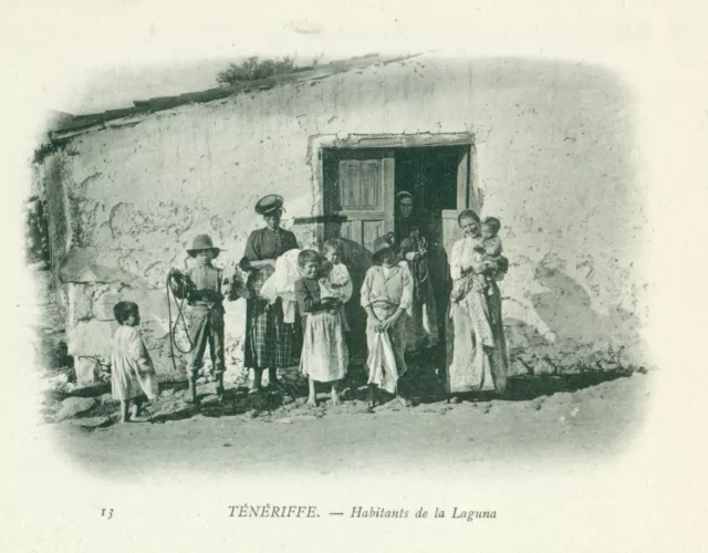 Tenerife Habitantes De La Laguna Buque Escuela Duguay Trouin. 1902.