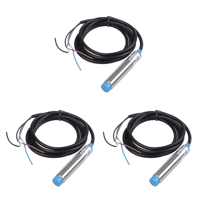 3X DC 6-36V PNP 3-Conductor 4mm Cylinder Proximity Sensor Proximity Switch LF8Q3