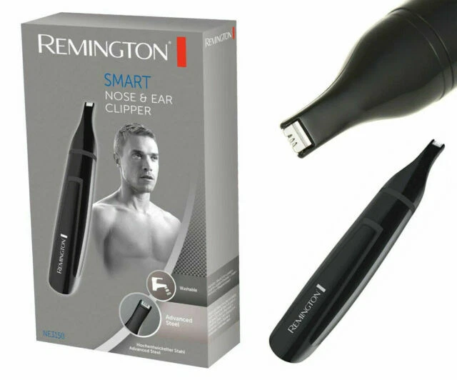 Remington Smart Nose Ear Eyebrow Hair Clipper Washable With Steel Blades NE3150