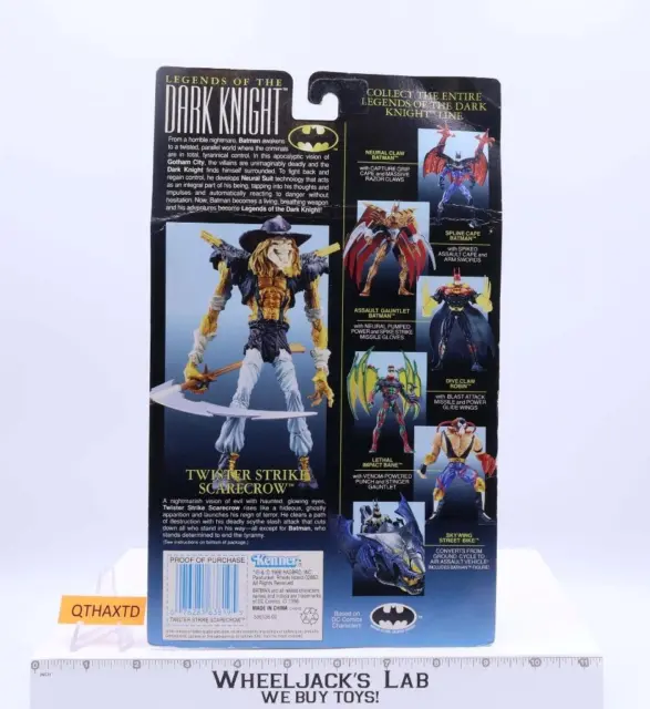 Twister Strike Scarecrow Legends Of The Dark Knight 1996 Kenner NEW MOSC Figure 2