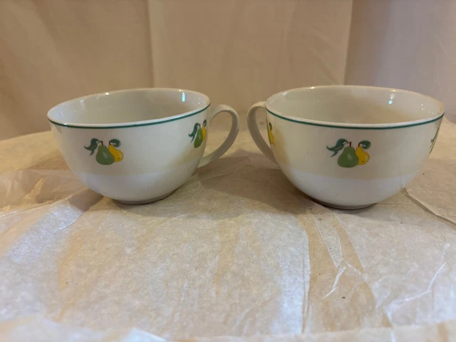 Mug Guy Degrenne Porcelaine Blanche - Motif Rosace, 13 Cm, Occasion Comme Neuf