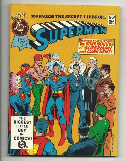 Best of DC Blue Ribbon Digest #8 - Superman - Batman - Flash - FN/VF 7.0