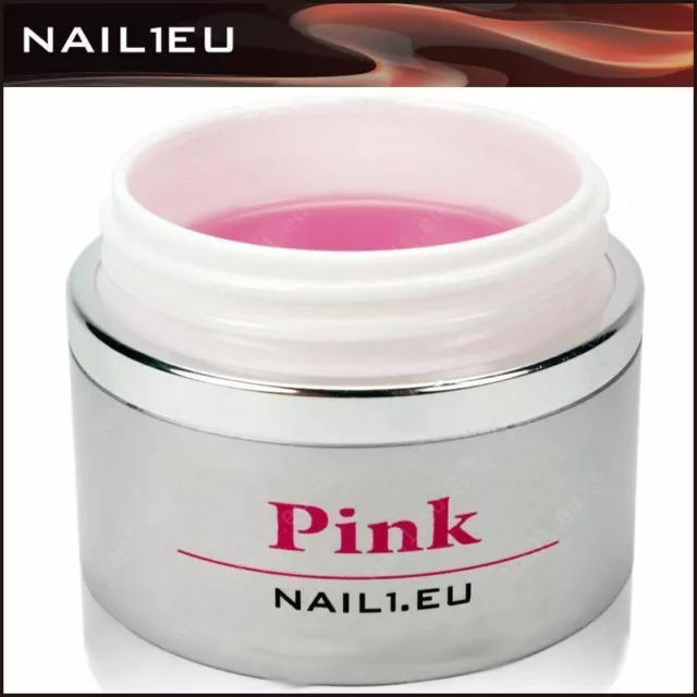 UV 1-Phasen-Gel rosa glanz. "NAIL1EU PINK" 110ml / Aufbaugel Aufbau Builder Gel