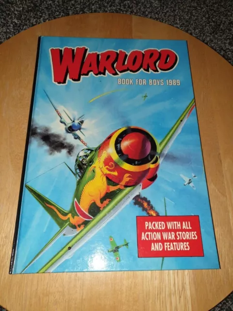 Warlord Book for Boys 1989 Annual unclipped in excellent condition