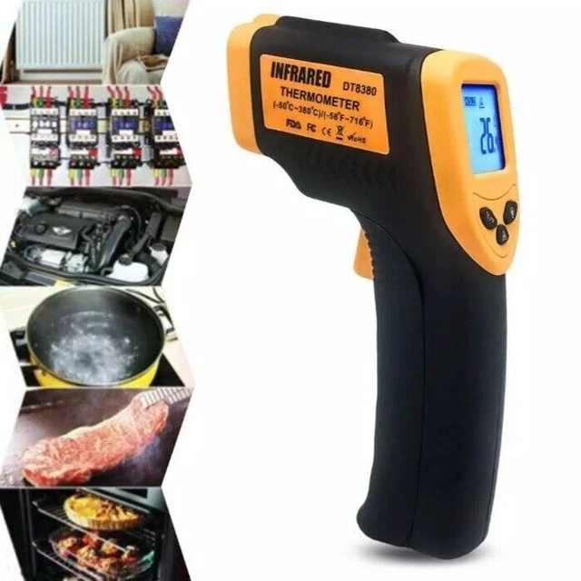 DT8380 Infrared Thermometer LCD Display Non-contact for Car
