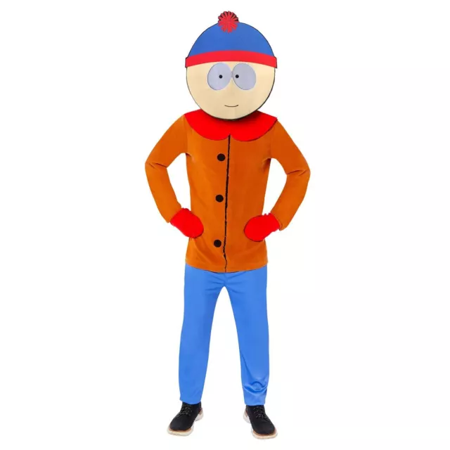 Men's Official South Park Stan Medium Multicoloured TV Cartoon Character Costume