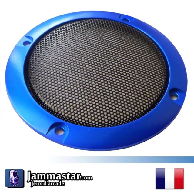 Grille de haut-parleur bleue 95 mm -  Blue HP cover plate