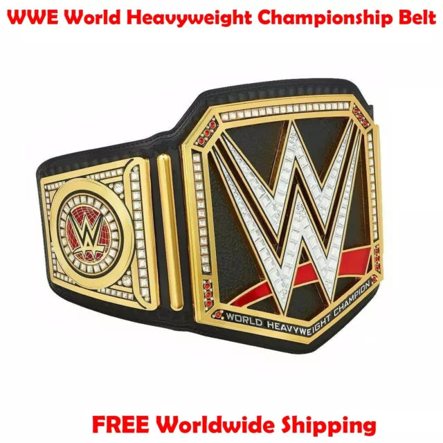 WWE World Heavyweight Championship Belt Wrestling Replica Title Belt 2mm Brass