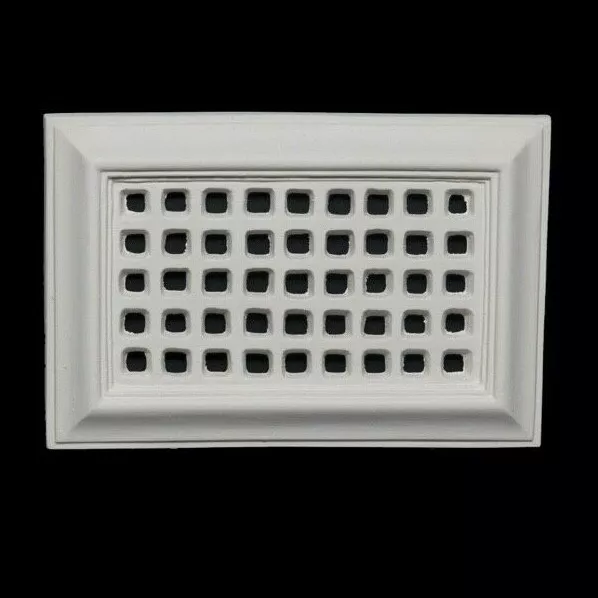 Plaster Wall Ceiling Air Vent Panel Decal Nine Grid Framed Brand New CCV-29