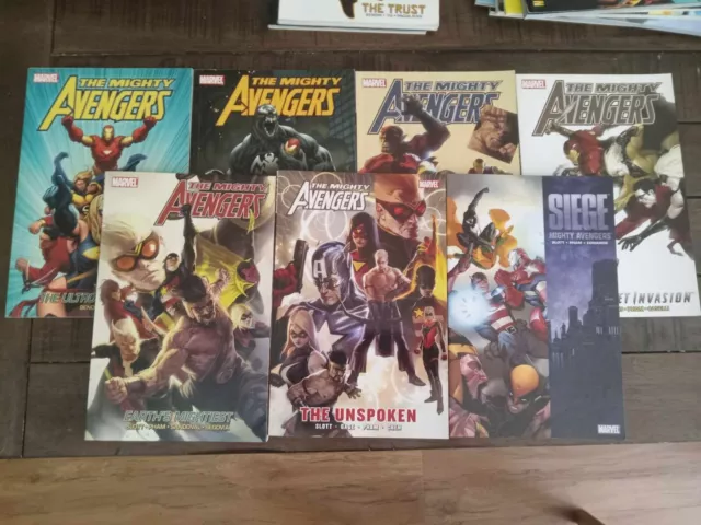 Marvel Mighty Avengers - Complete Series TPB - Lot of 7 - Secret Invasion